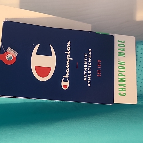 CHAMPION BRAND MENS SHORT SLEEVE T-SHIRT TEAL GREEN SIZE LARGE - Picture 5 of 9